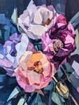 抽象花卉画
