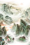 巨幅山水画