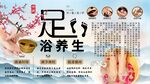 足浴养生背景墙