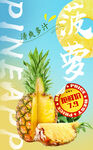 菠萝 水果海报