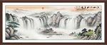 中堂山水画