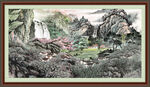 国画山水画 