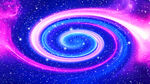 唯美灿烂漩涡星空