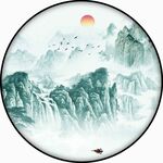 圆形流水生财