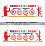 校园教育文化墙