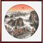 黄山国画黄山