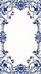 青花瓷边框图案设计元素