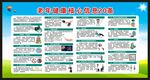 老年健康核心信息宣传栏