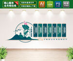 清廉七笔帐文化墙