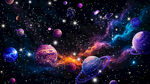 宇宙星空星球