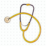 医用听诊器插画