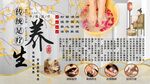 足疗养生背景墙