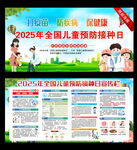2025年儿童预防接种日宣传板