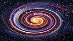 梦幻绚丽宇宙旋涡星空