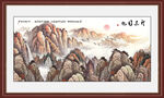 国画鸿运当头山水画