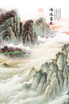 紫气东来国画