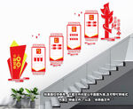 党建楼梯文化墙