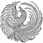 凤凰图腾图案设计