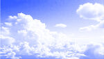 蓝天白云镂空