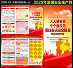 2025年安全生产月宣传海报
