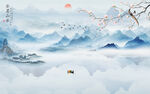 新中式山水画