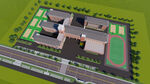 学校鸟瞰图