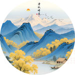 新中式山水