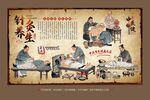 针灸文化背景墙