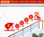 廉政建设楼梯文化墙