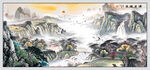 国画山水