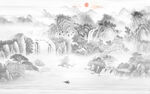 新中式水墨画