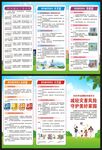 防灾减灾知识三折页