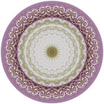 圆形古典矢量花纹