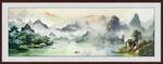 美丽山水风景画卷
