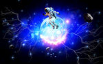 宇宙中的奇幻星空