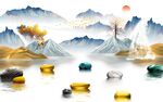 金山银山背景