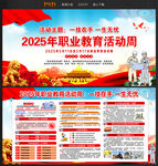 2025年职业教育活动周展板