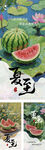 夏至 西瓜 梵高 清凉 节气