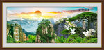 泰山风景画