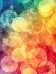 梦幻炫彩光斑背景图