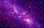 紫色宇宙星空背景图