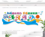 篮球训练场文化墙