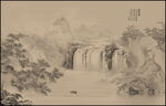 工笔国画山水壁画