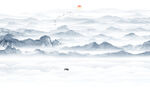 水墨画山水