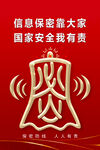 保密海报