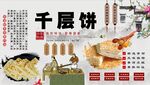 千层饼背景墙