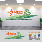 党建引领乡村振兴文化墙