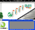 技校职业教育楼道文化墙