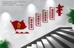 党建楼梯文化墙
