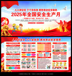 2025年安全月宣传展板